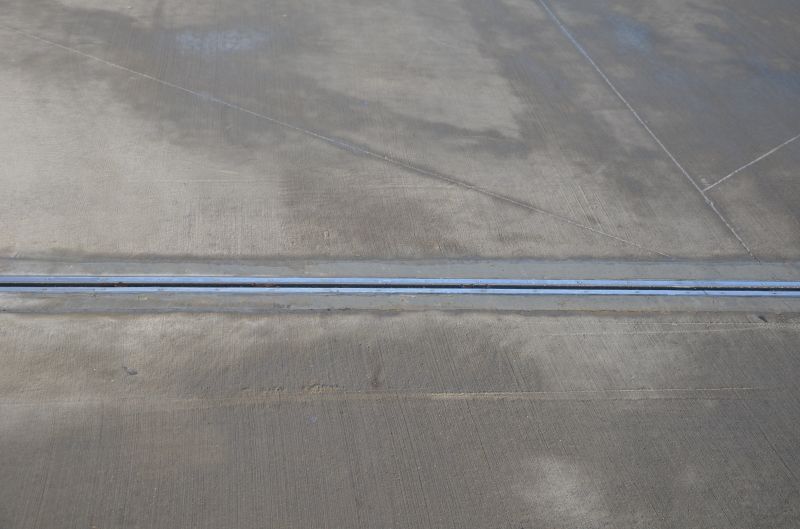 Finished Concrete with Expansion Joints